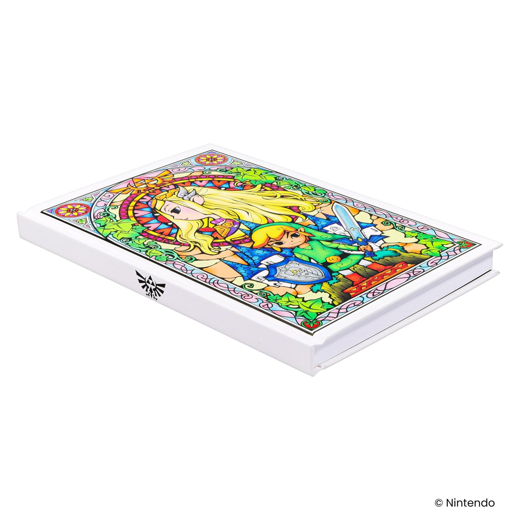 The Legend Of Zelda Stained Glass Hardback Journal
