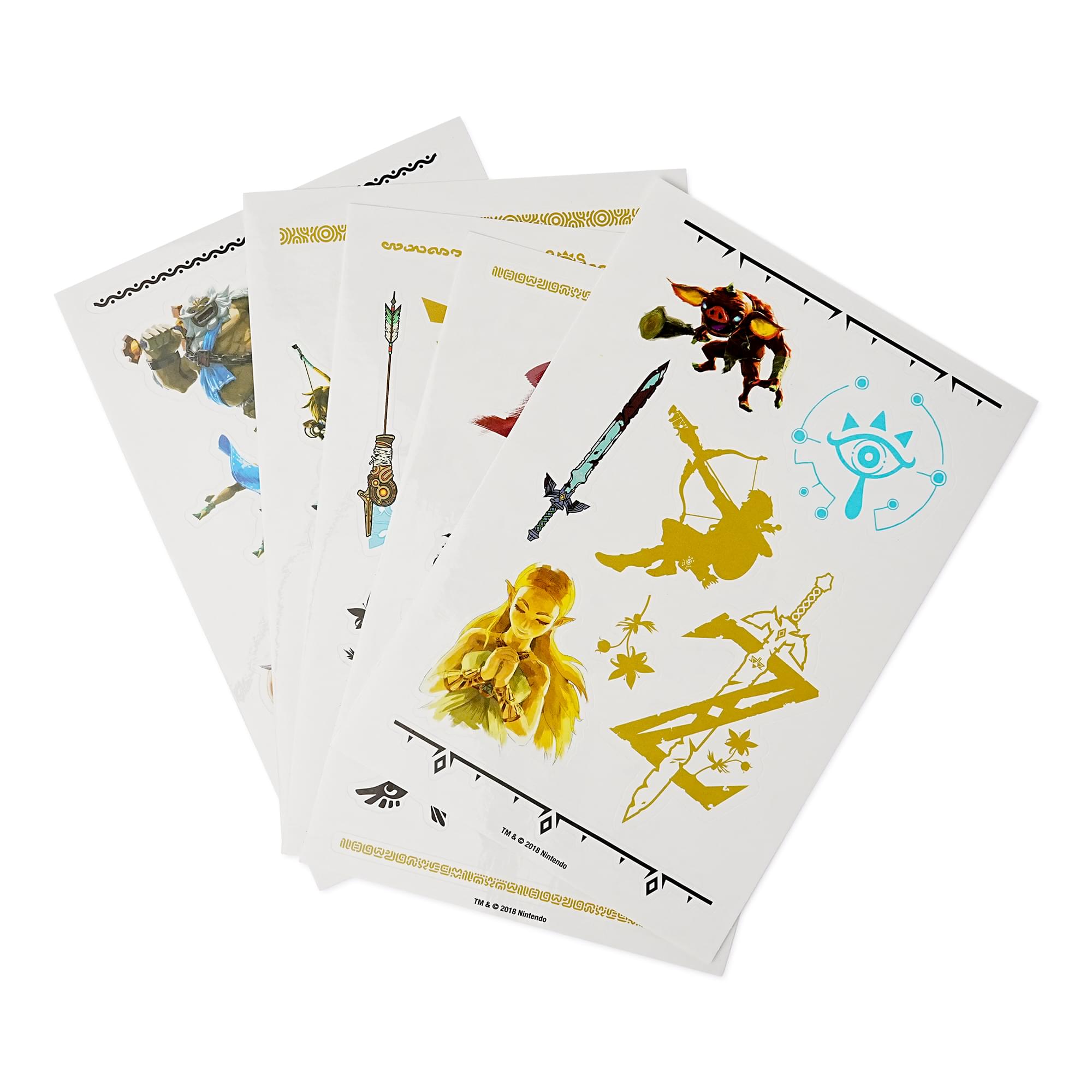 The Legend Of Zelda: Breath Of The Wild Tech Stickers | 44 Stickers