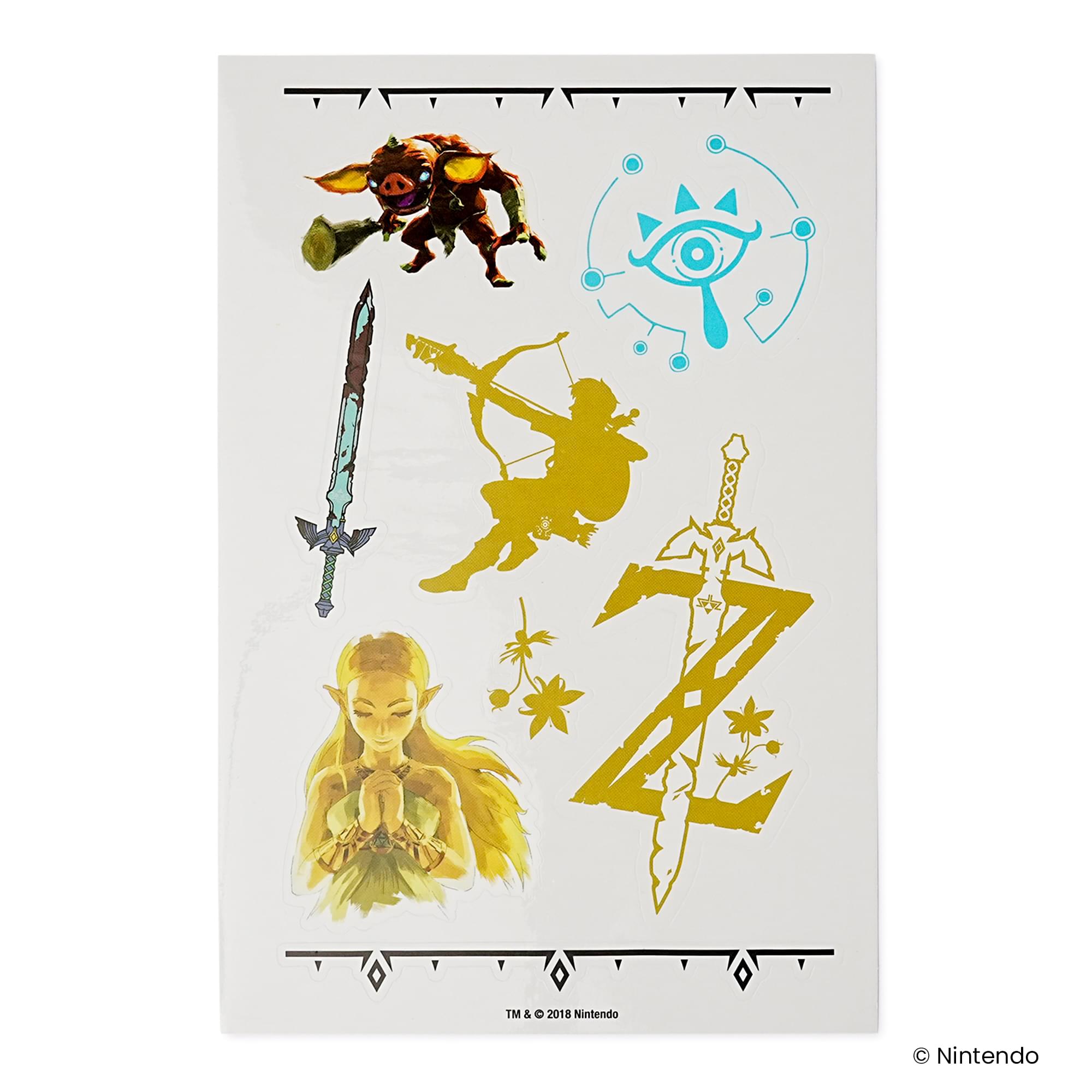The Legend Of Zelda: Breath Of The Wild Tech Stickers | 44 Stickers