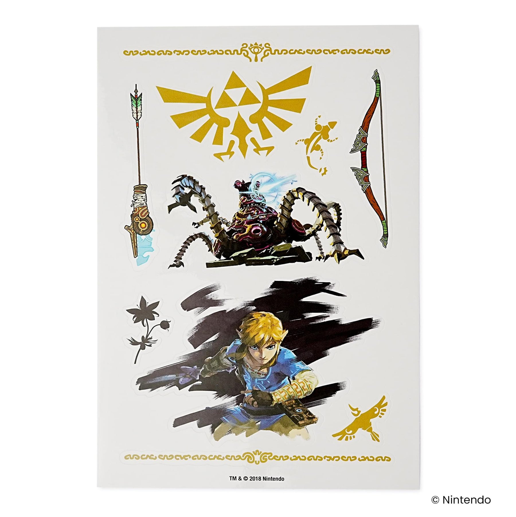The Legend Of Zelda: Breath Of The Wild Tech Stickers | 44 Stickers