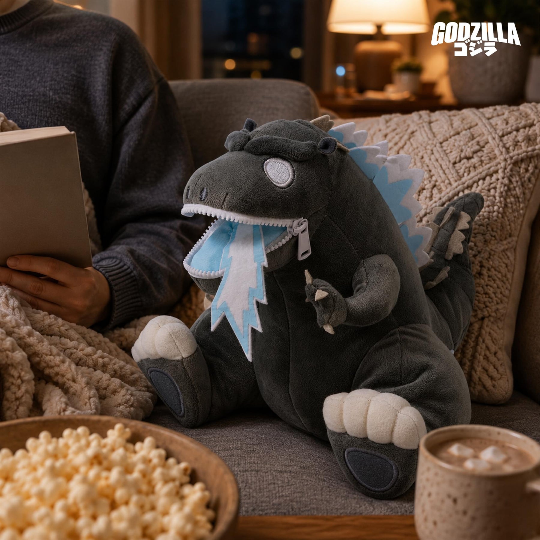 Godzilla 9 Inch Zippermouth Plush | Atomic Breath Godzilla