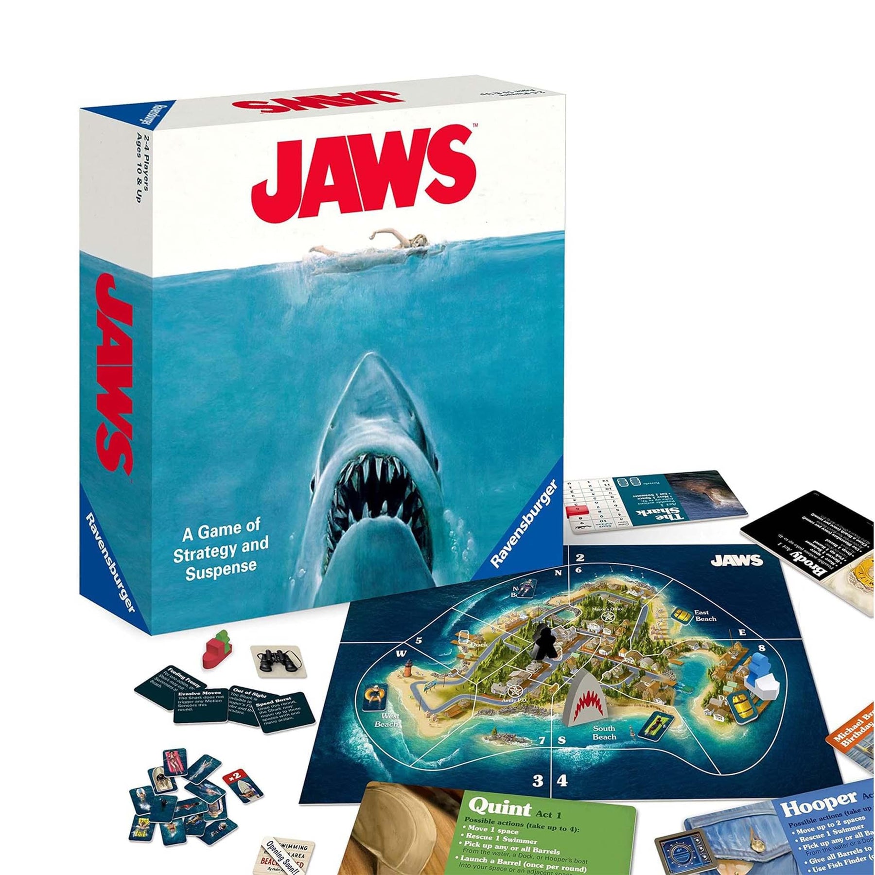 Jaws Strategy and Suspense Board Game