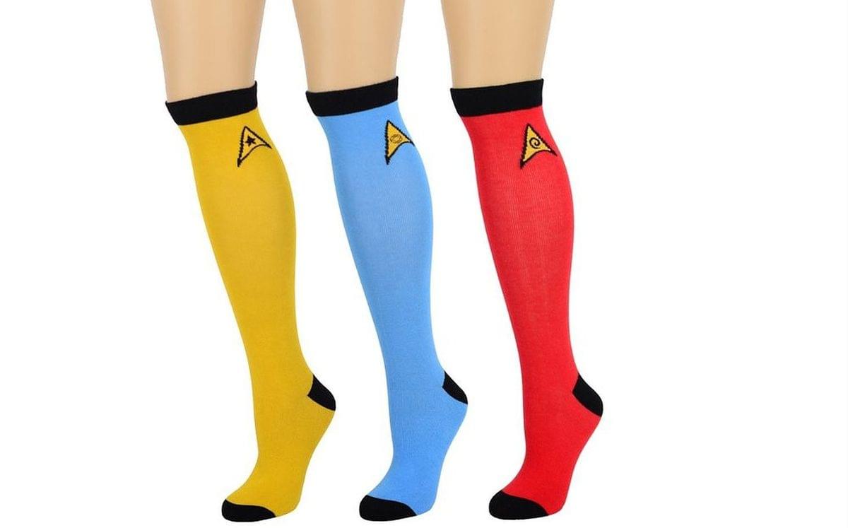 Star Trek TOS Women's Knee High Socks: 3-Pack