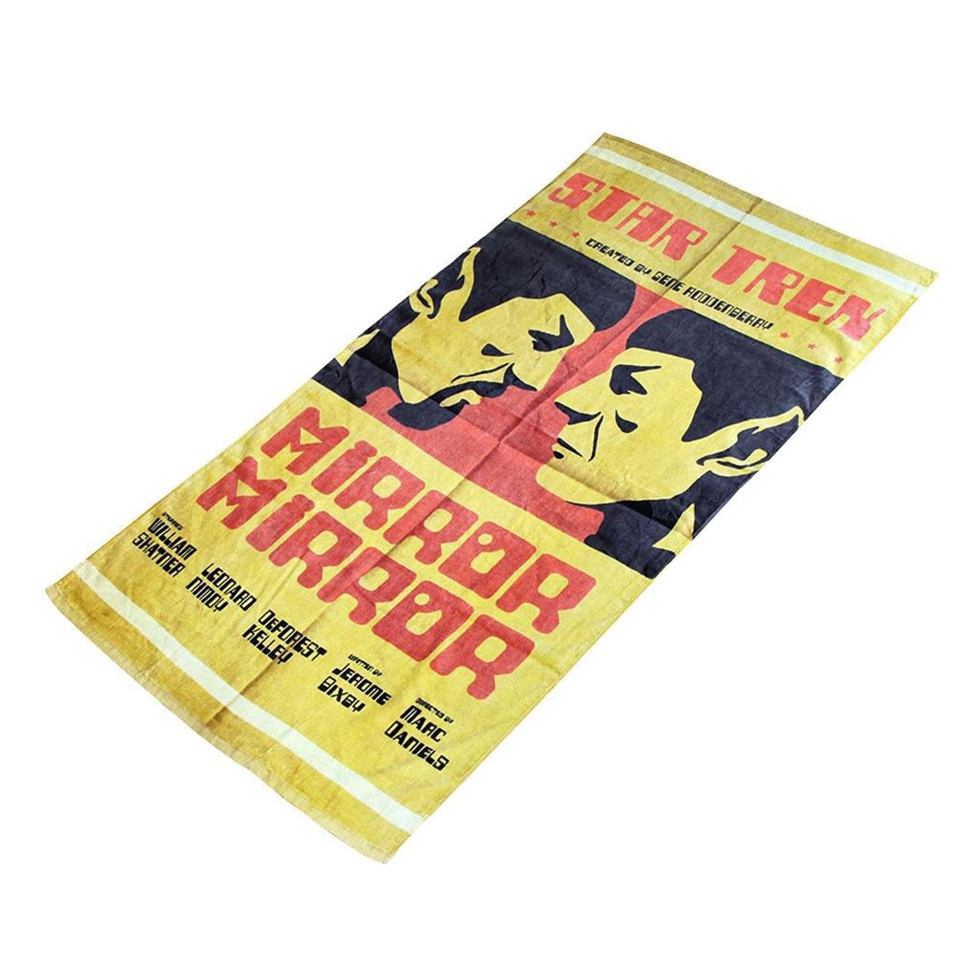 Star Trek Spock Mirror Mirror 60"x30" Beach Towel