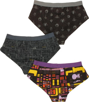 Star Trek Repeat Pattern Panties | Set of 3