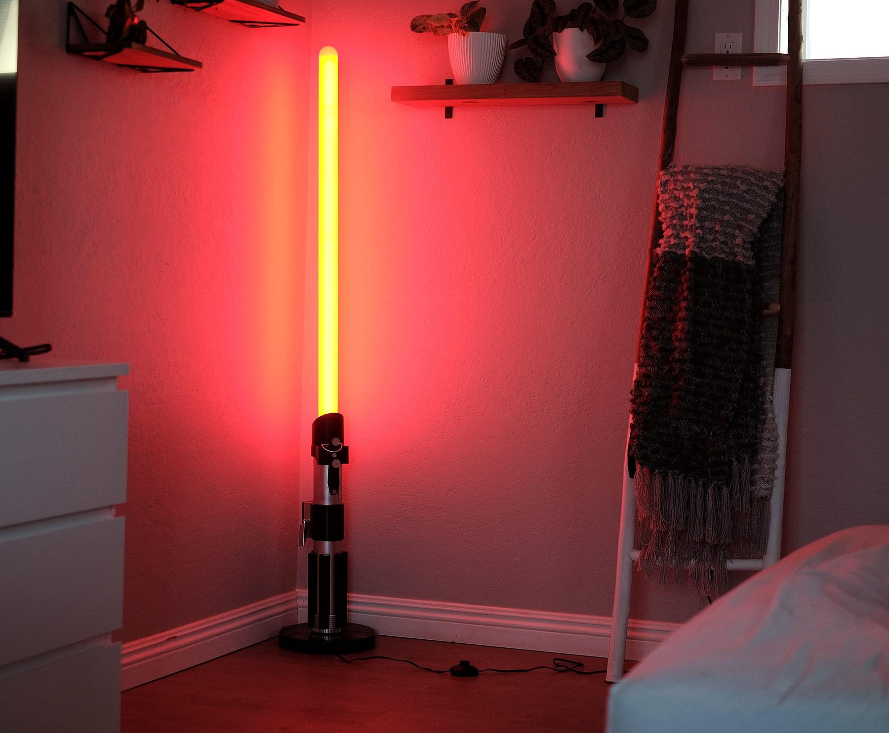Star Wars Darth Vader Lightsaber Standing Lamp Free Shipping