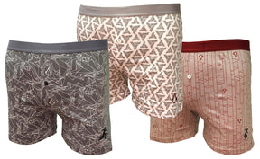 Assassin's Creed Repeat Pattern Cotton Boxer Shorts For Men | Set of 3