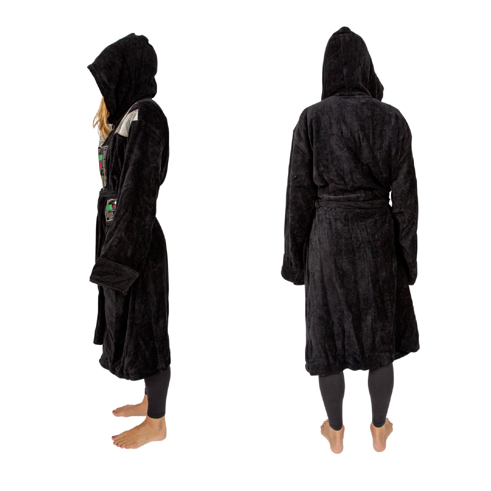 Star Wars Darth Vader Unisex Terrycloth Bathrobe for Adults | One Size Fits Most