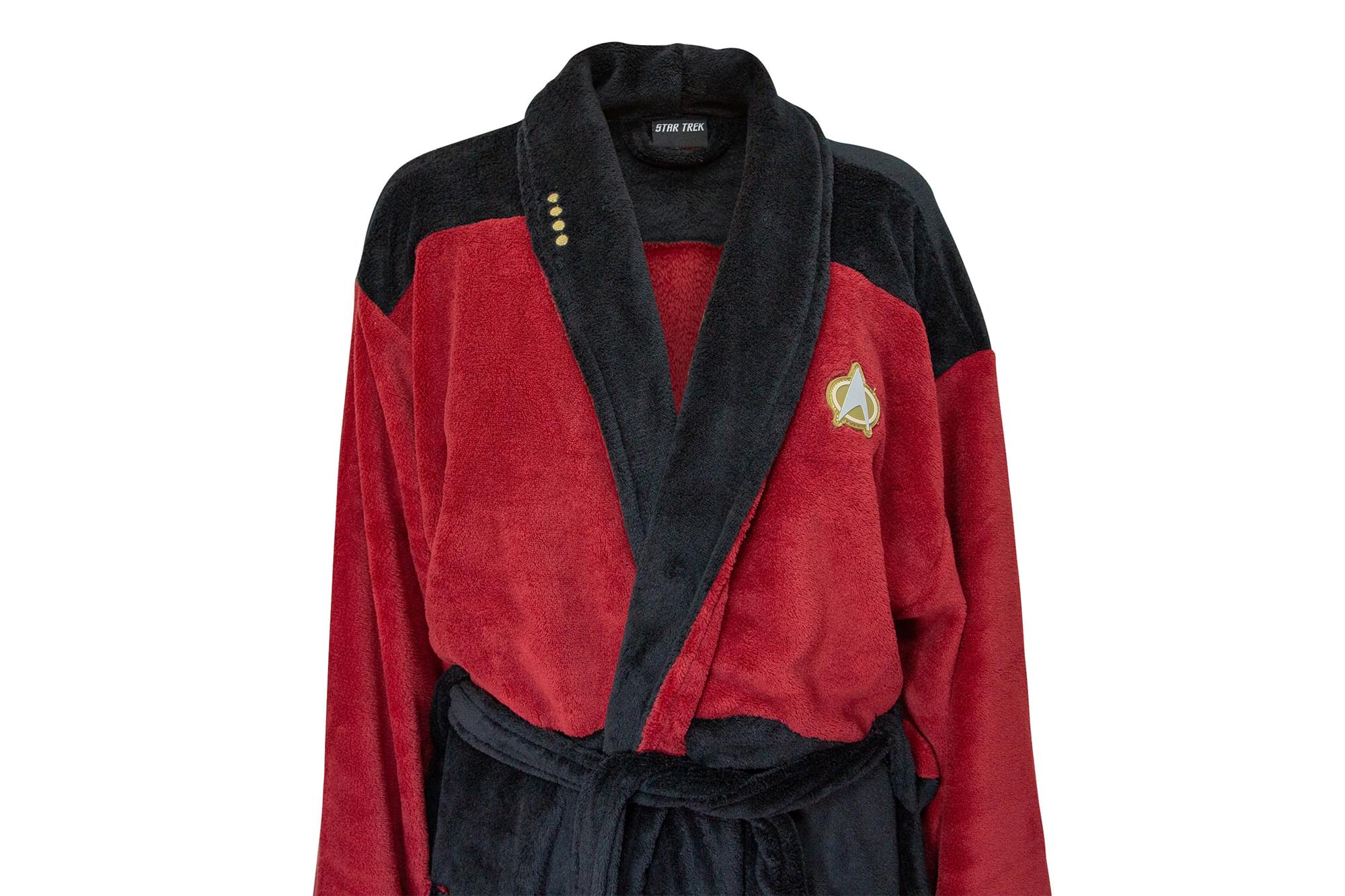 Star Trek: The Next Generation Command Bathrobe for Adults | One Size Fits Most