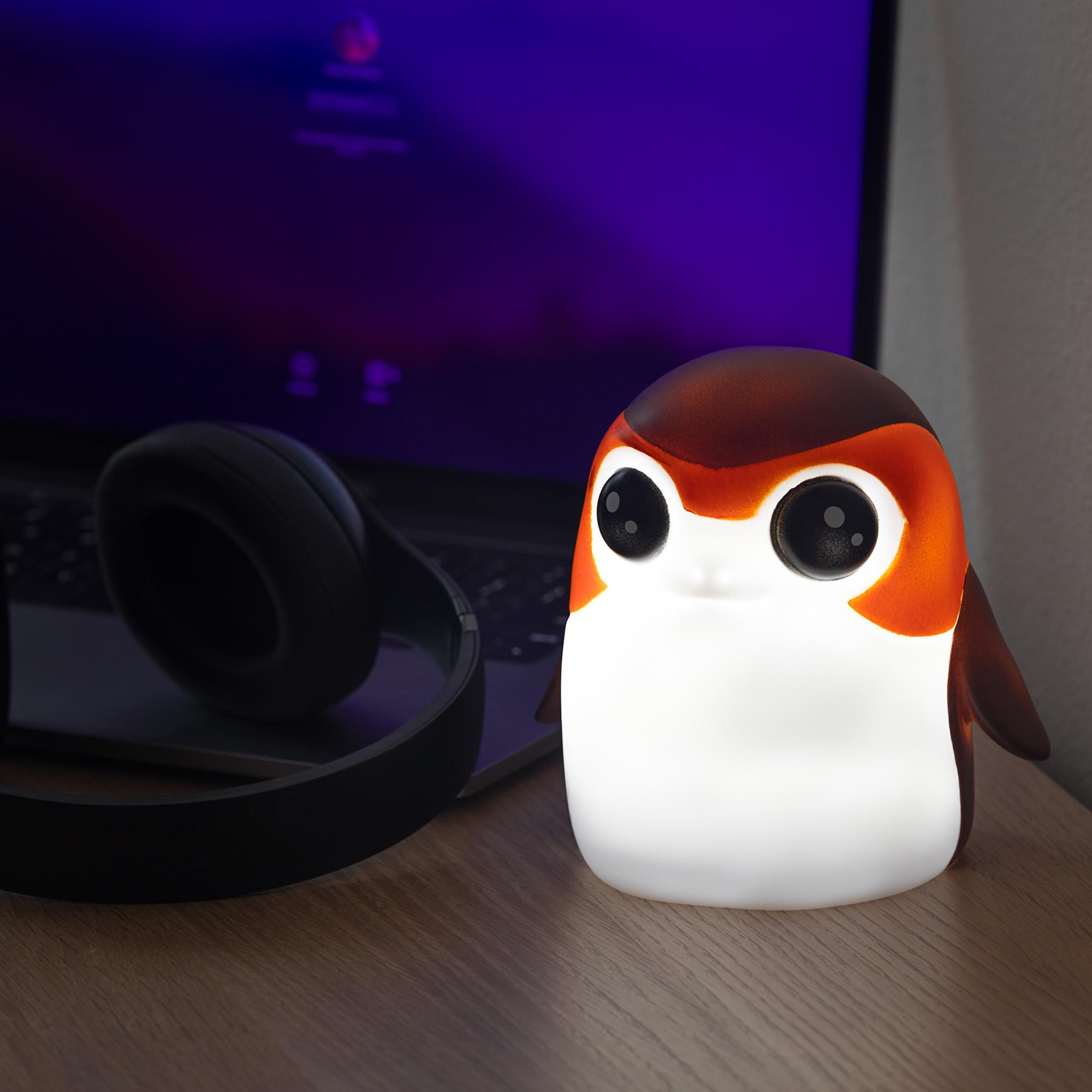 Star Wars Porg LED Mood Light Figure | Mood Lighting Star Wars Figure | 6 Inches