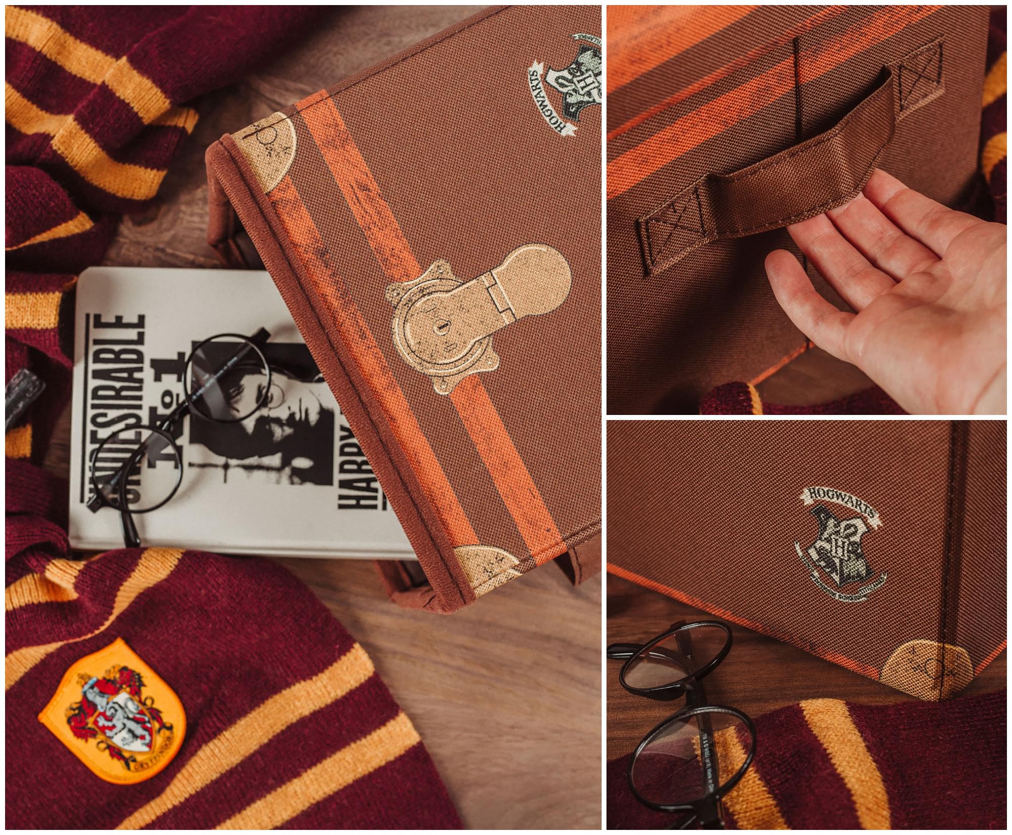 Harry Potter Hogwarts Storage Bin with Lid | 10 Inches