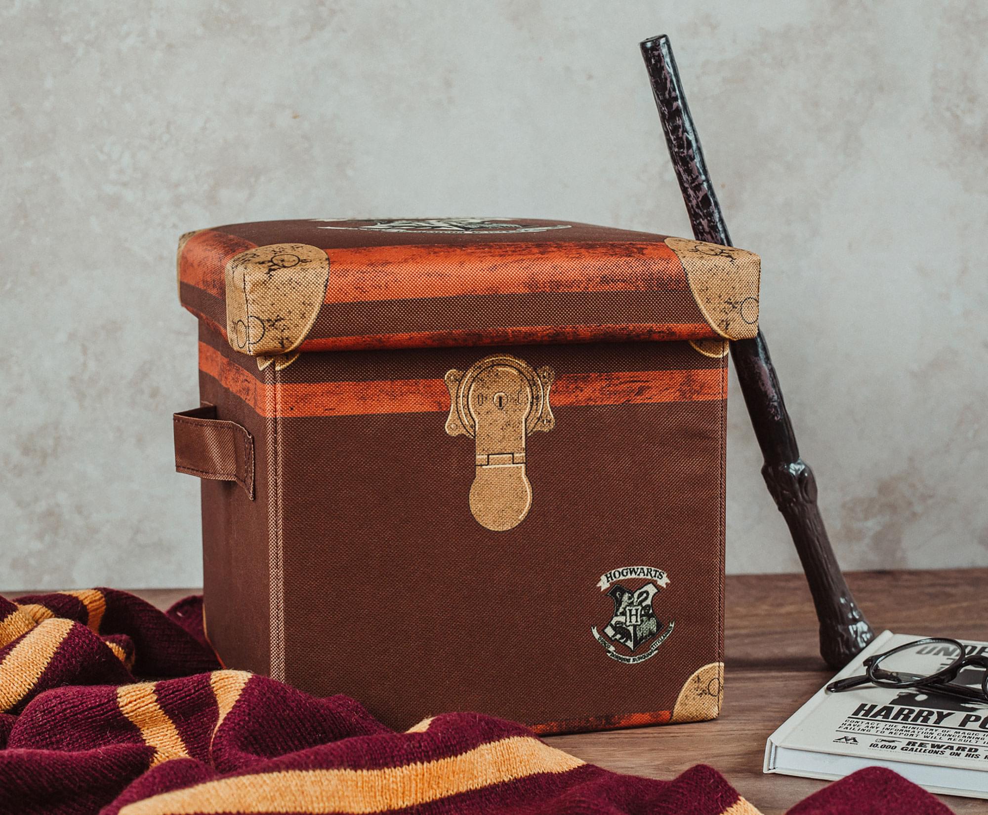 Harry Potter Hogwarts Storage Bin with Lid | 10 Inches