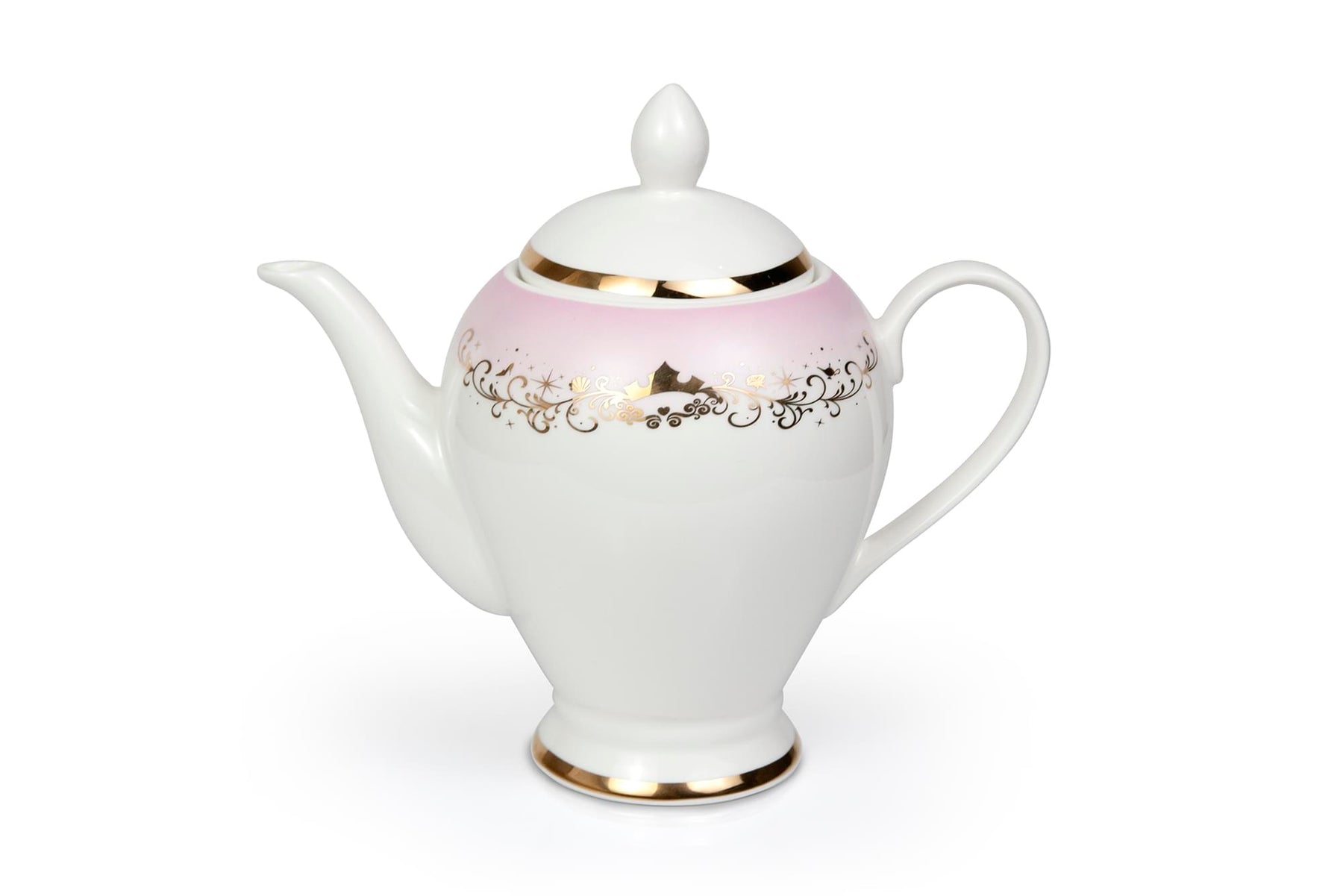 Disney Princess 13-Piece Ceramic Tea Set | Ariel, Cinderella, Jasmine, Belle