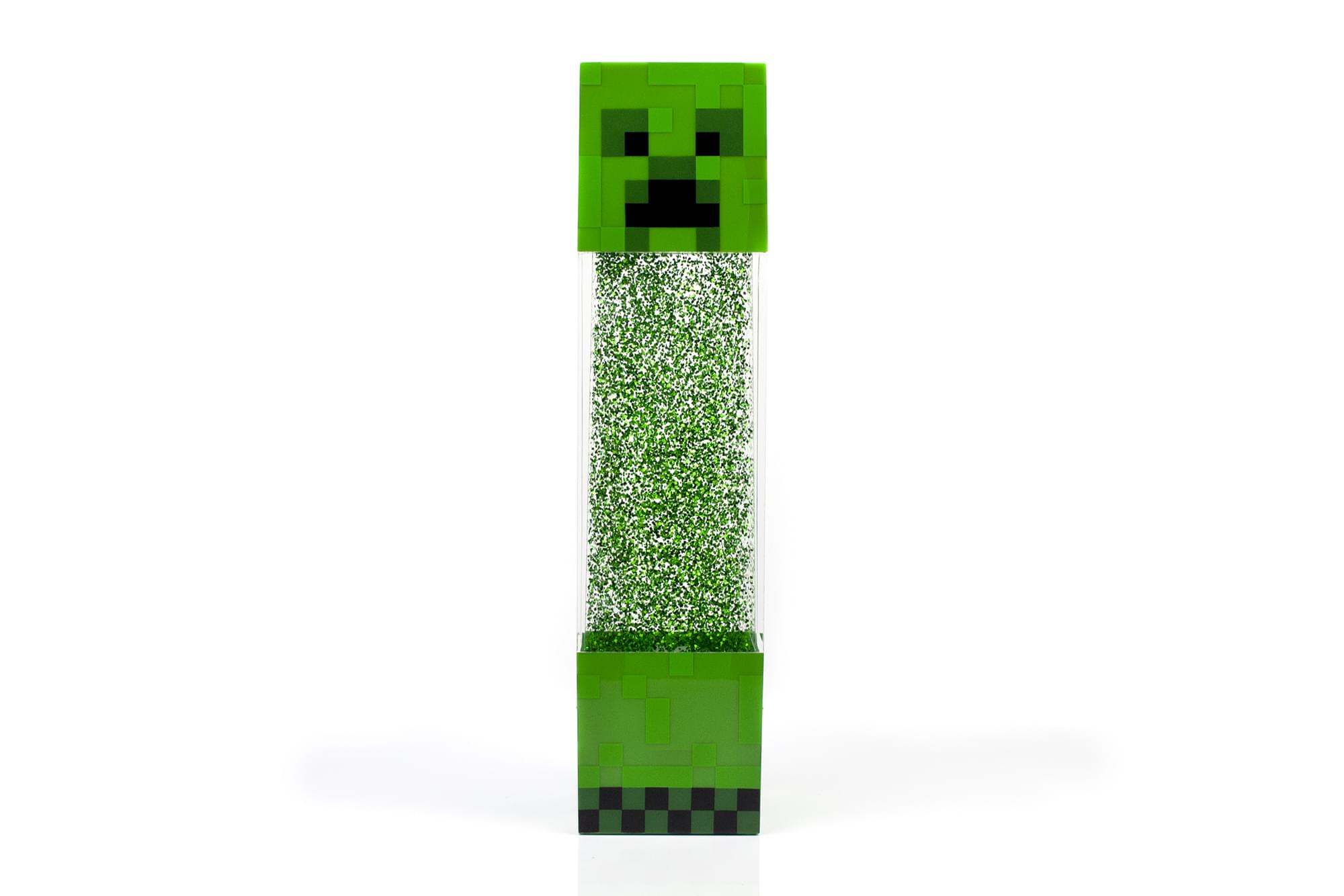 Minecraft Creeper Glitter Motion Light | 12-Inch Fun Mood Light LED Lamp