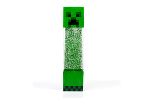 Minecraft Creeper Glitter Motion Light | 12-Inch Fun Mood Light LED Lamp