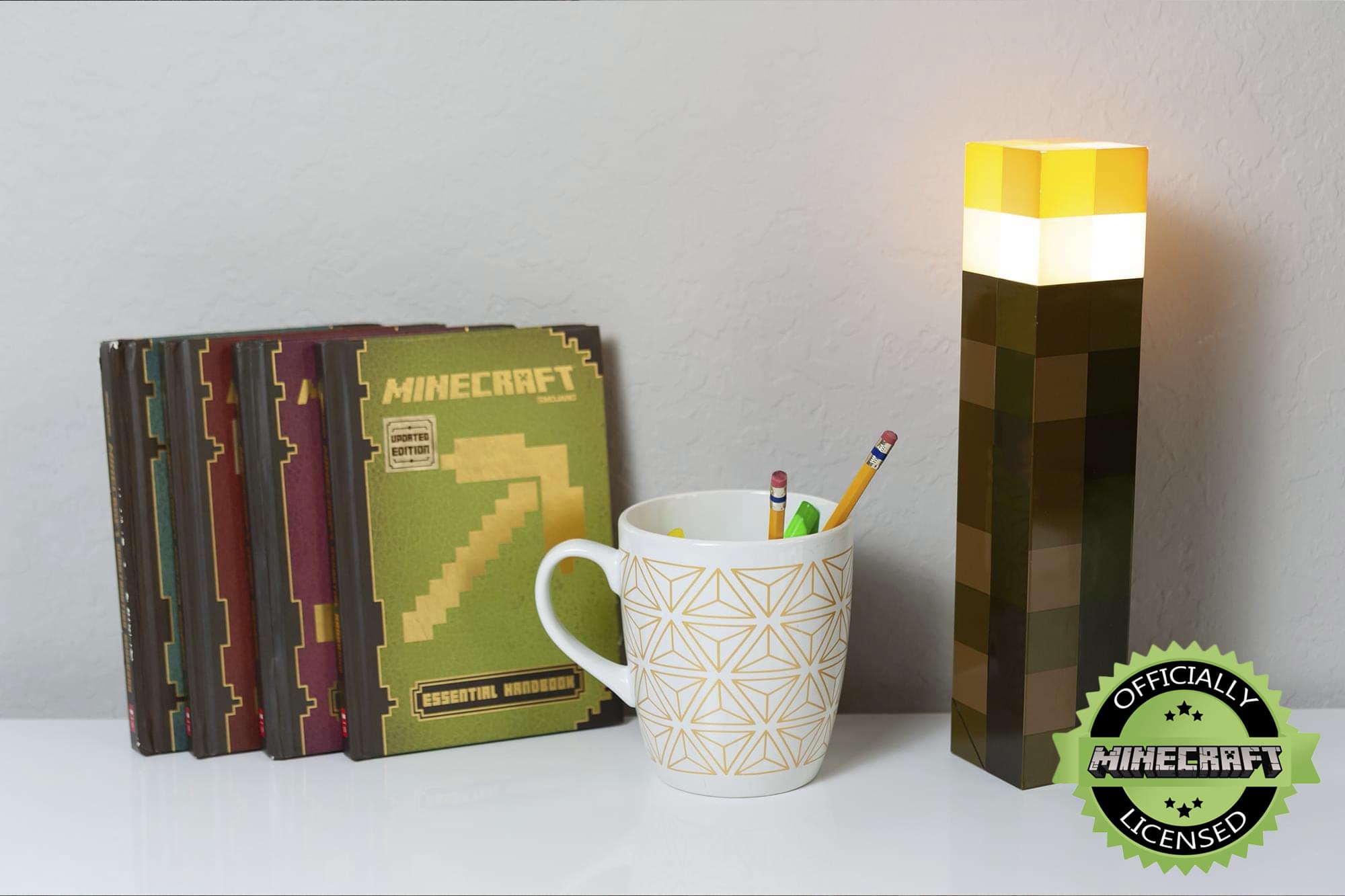 Minecraft Torch Light | 12 Inch LED Night Lamp and Play Light
