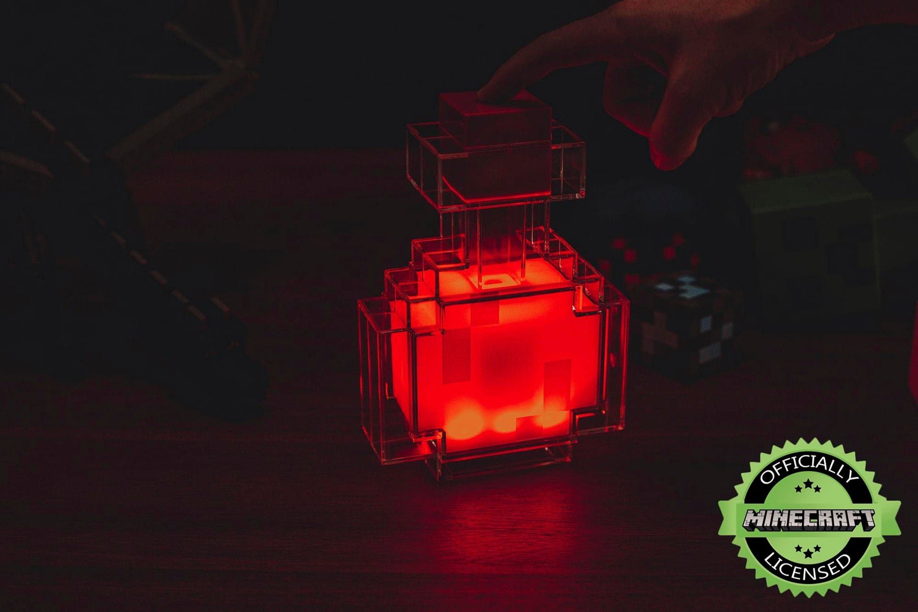 Minecraft Potion Bottle Color-Changing LED Mood Light | 7 Inches Tall