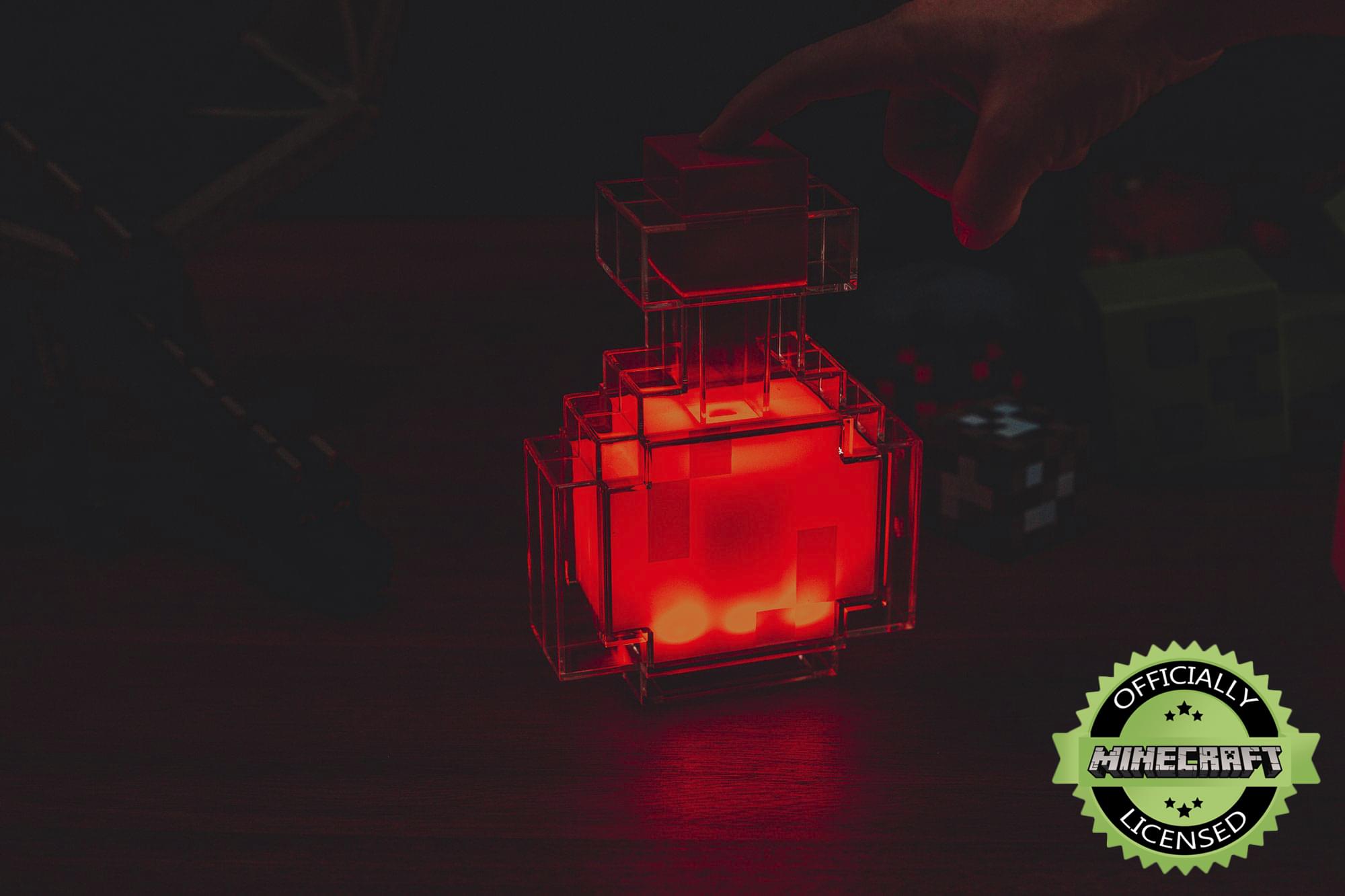 Minecraft Potion Bottle Color-Changing LED Desk Lamp | 7 Inch Night Light