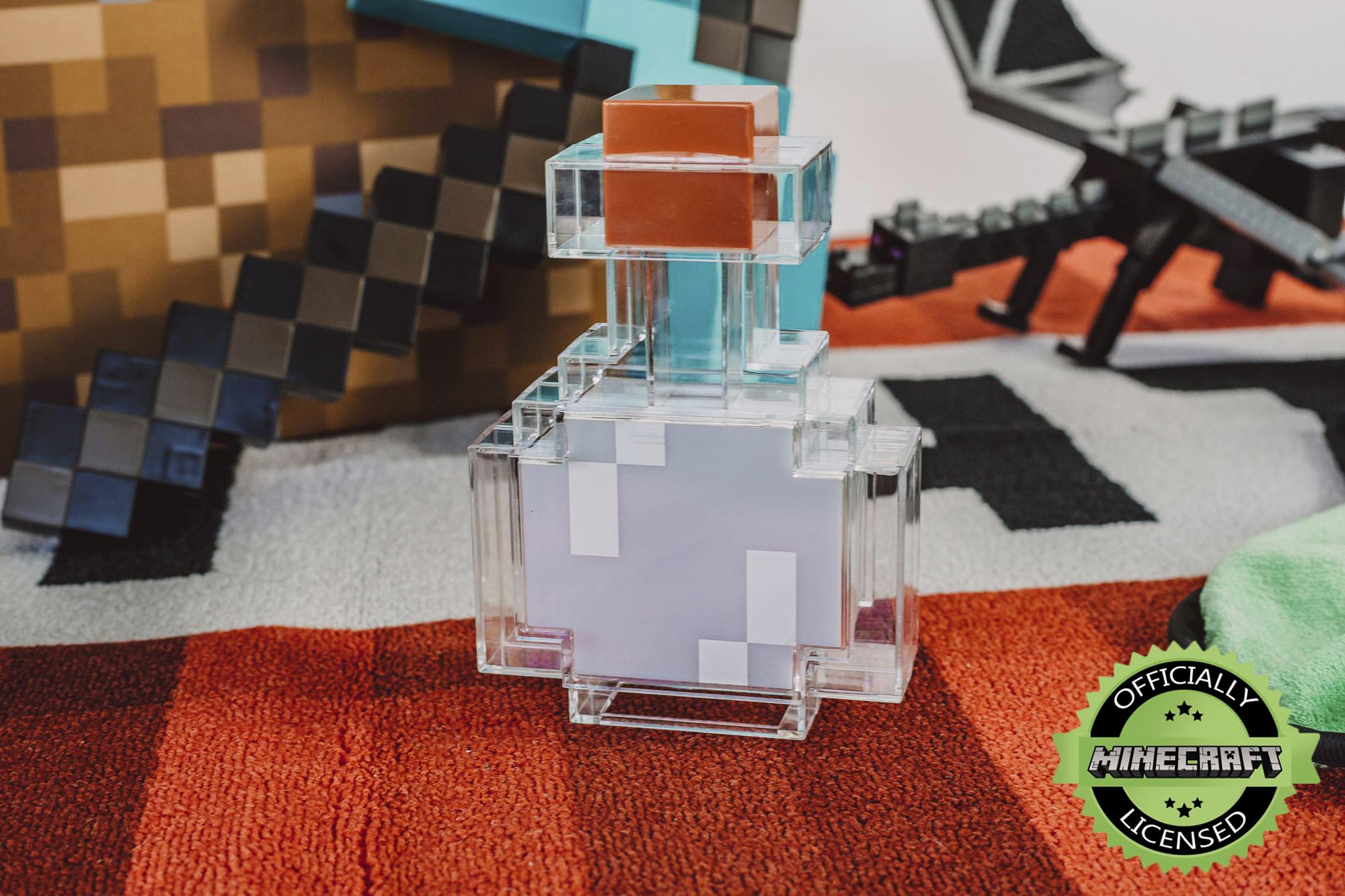 Minecraft Potion Bottle Color-Changing LED Desk Lamp | 7 Inch Night Light