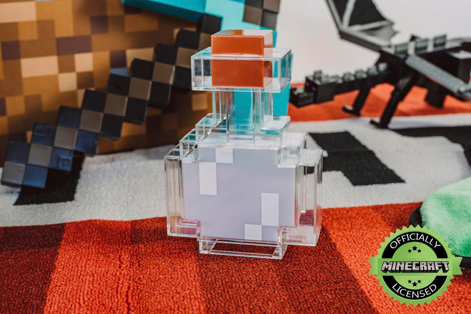 Minecraft Potion Bottle Color-Changing LED Mood Light | 7 Inches Tall