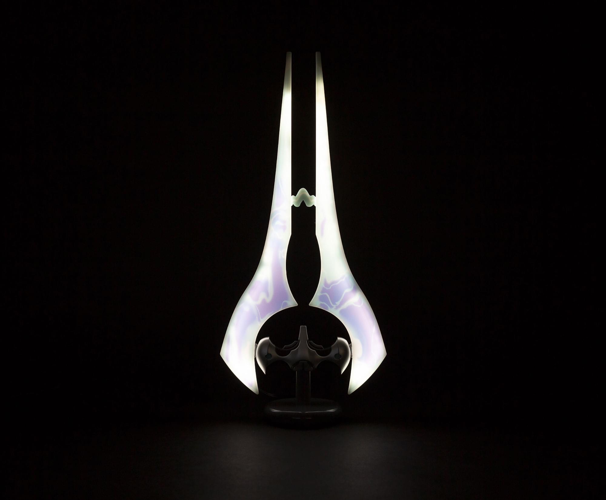 Halo Light-Up Energy Sword Collectible LED Desktop Lamp | 14 Inches Tall