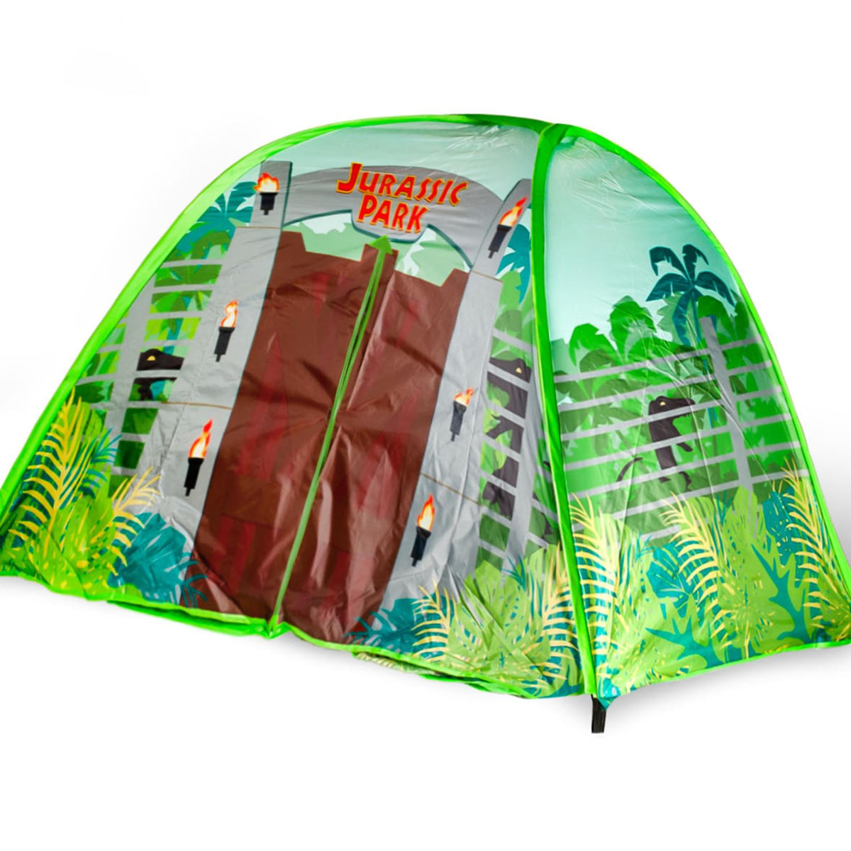 dinosaur tent for adults Jurassic Park Gates Indoor Bed Tent Pop-Up Canopy