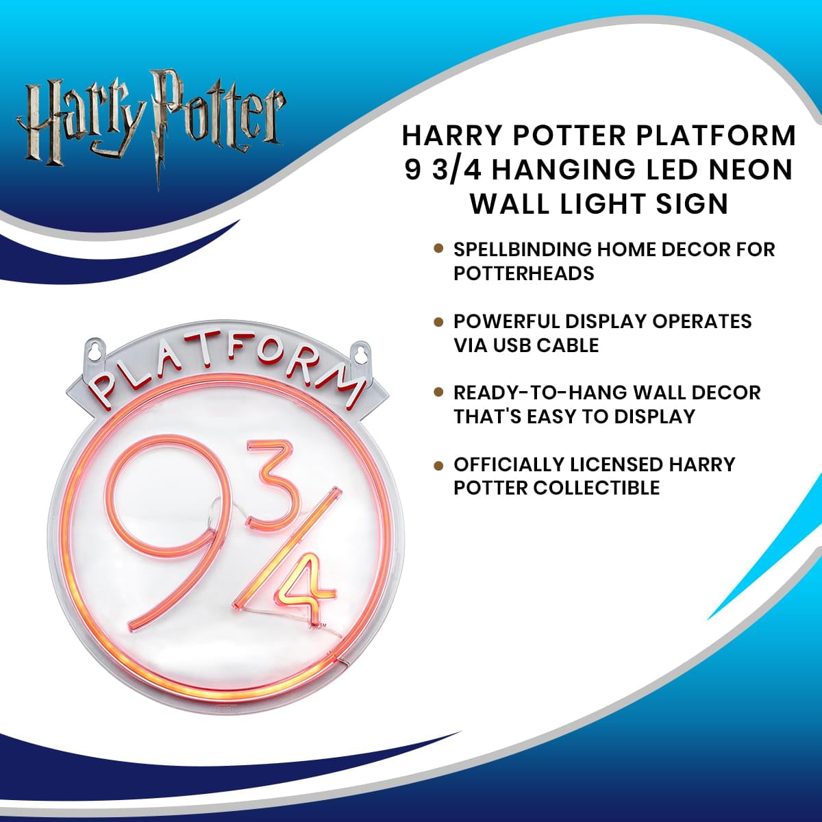 Puzzle Harry Potter - neon, 1 000 pieces