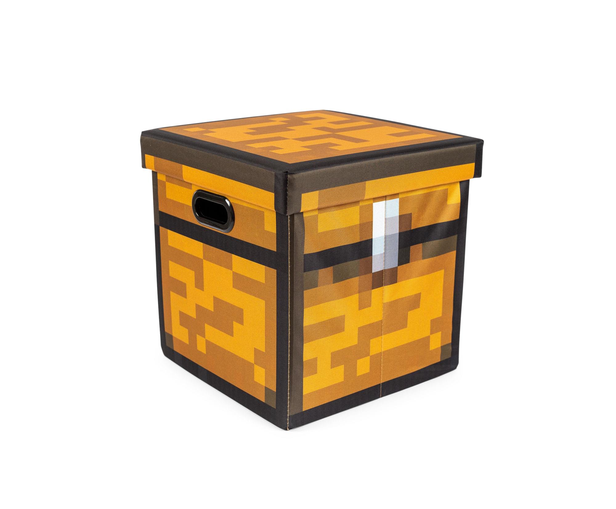 Minecraft In World Chest Storage Bin Cube Organizer with Lid | 15 Inches
