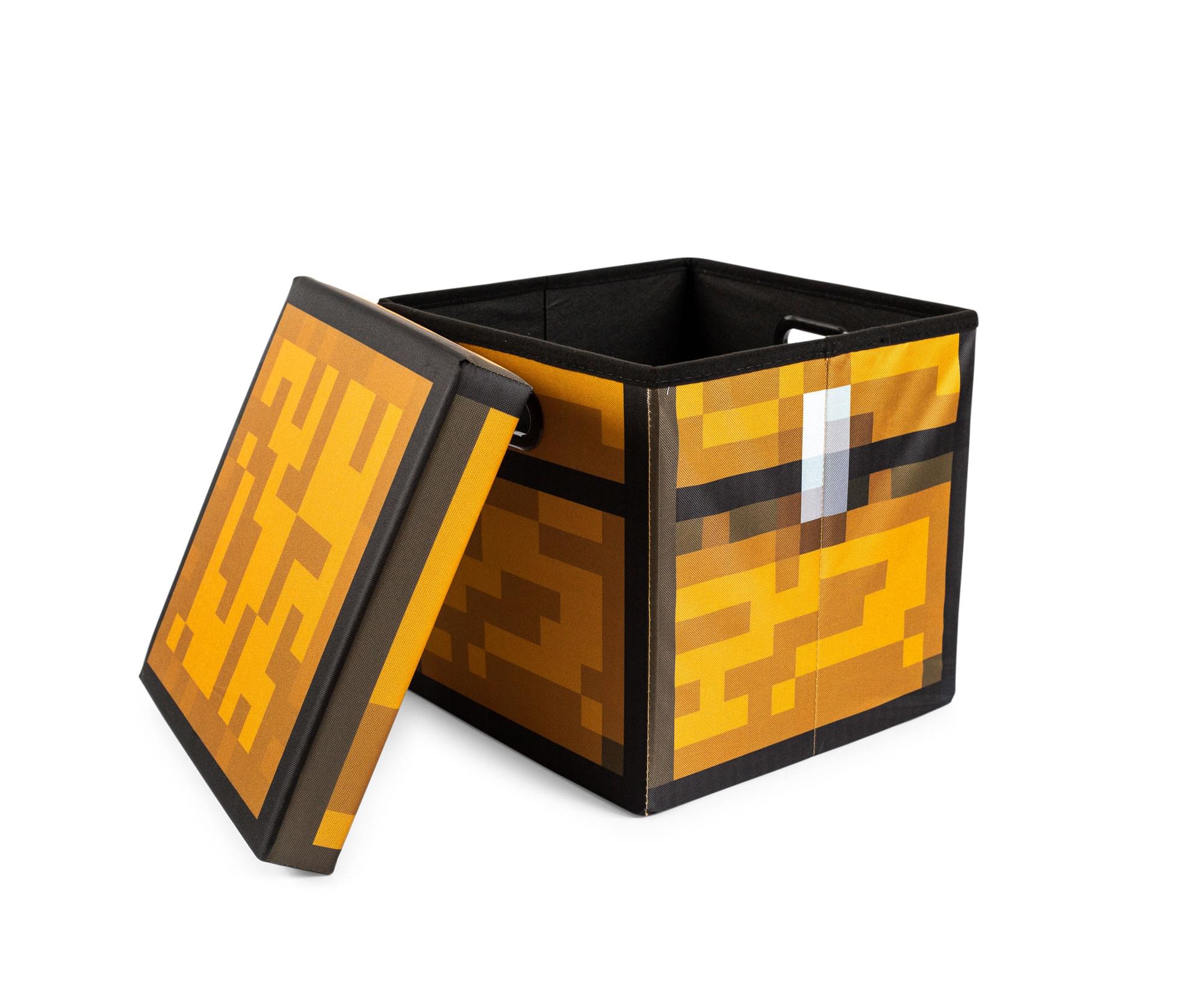 Minecraft In World Chest Storage Bin Cube Organizer with Lid | 15 Inches