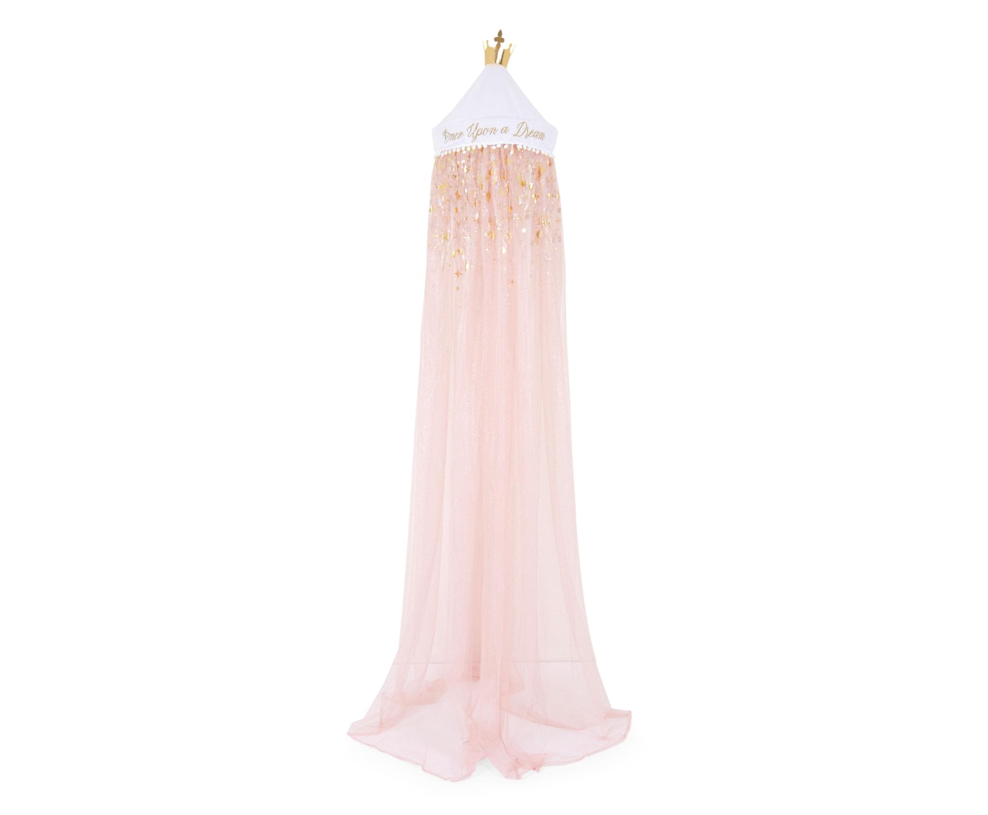 Disney Princess Kids Bed Canopy for Ceiling, Hanging Curtain Netting