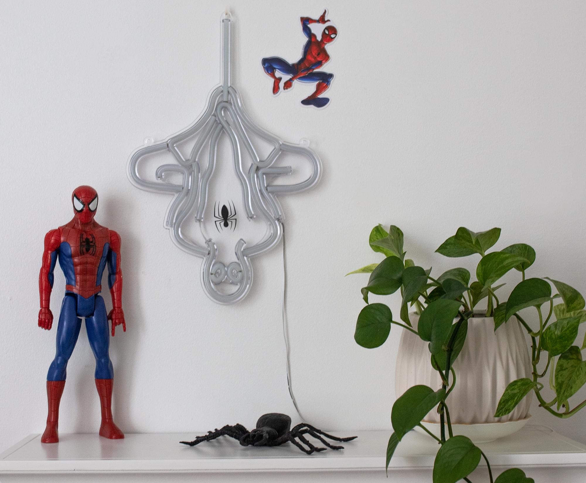 Marvel Spider-Man Hanging LED Neon Wall Light Sign