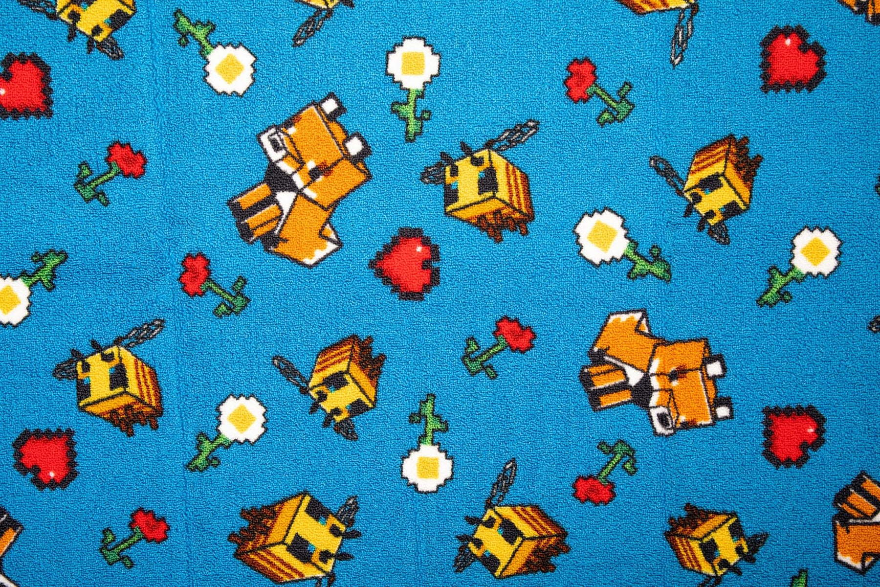 Minecraft Peaceful Printed Area Rug | 60 x 39 Inches