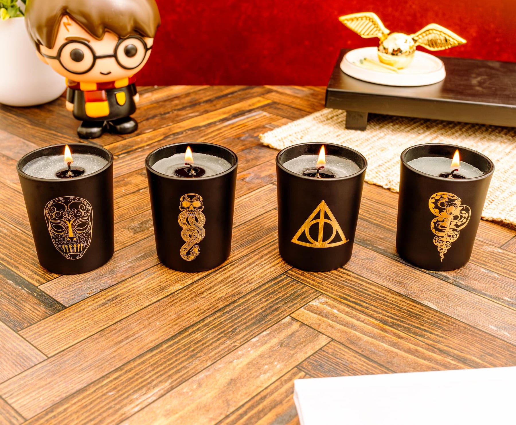 Harry Potter Dark Arts Scented Soy Wax Candle Collection | Set of 4