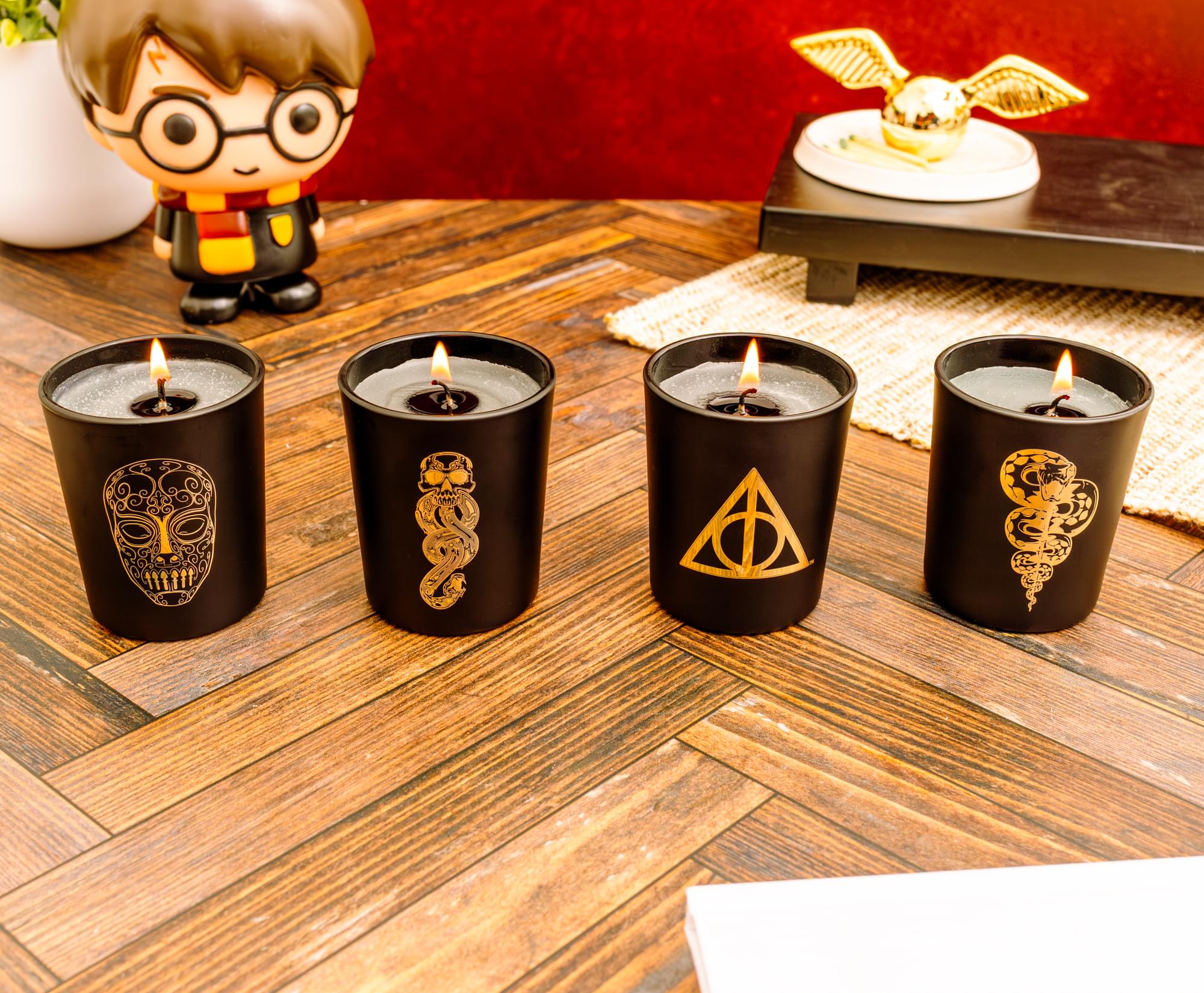 Harry Potter Dark Arts Scented Soy Wax Candle Collection | Set of 4
