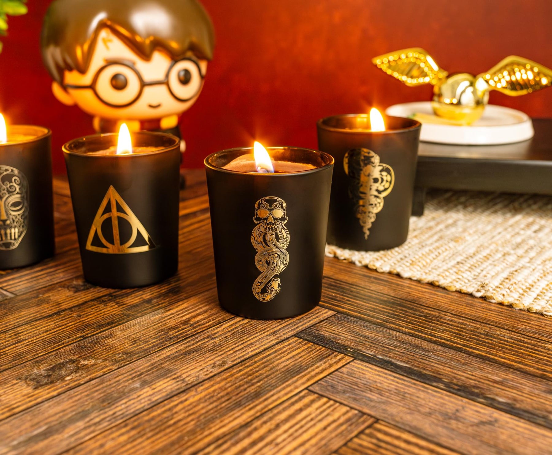 Harry Potter Dark Arts Scented Soy Wax Candle Collection | Set of 4