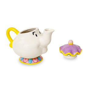 Disney Beauty and the Beast Mrs. Potts Sculpted Ceramic Teapot Replica