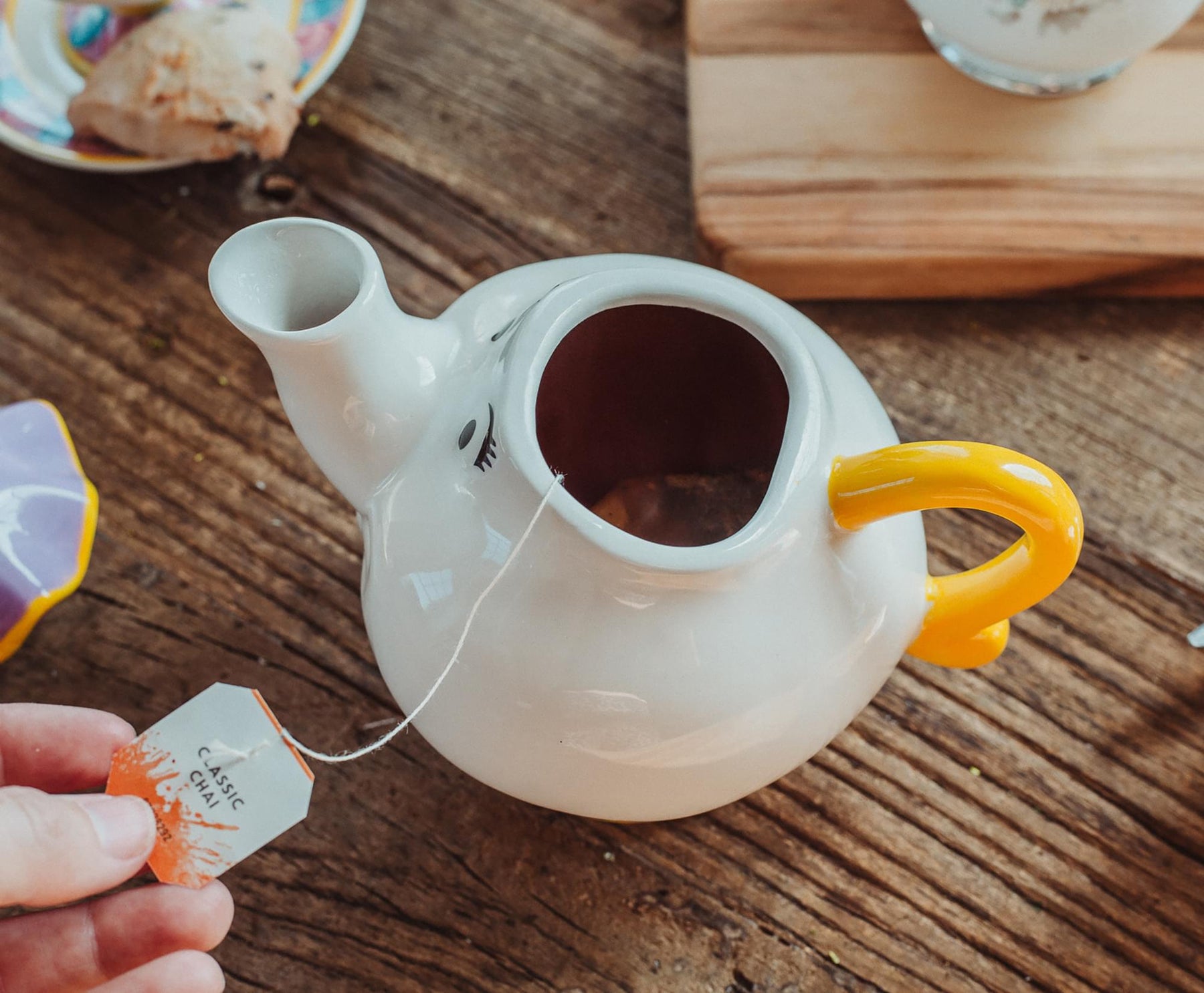 Disney Beauty and the Beast Mrs. Potts Sculpted Ceramic Teapot Replica