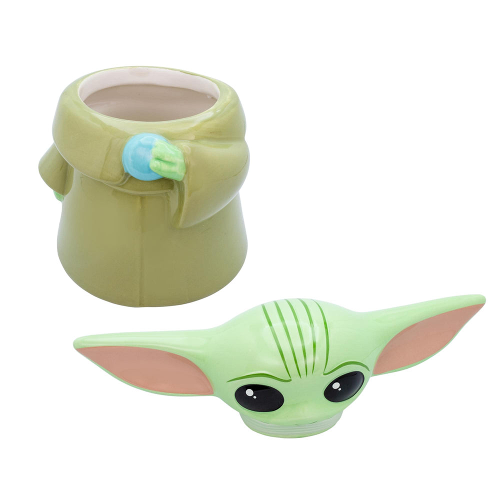 Star Wars The Mandalorian Grogu Ceramic Cookie Jar | Free Shipping