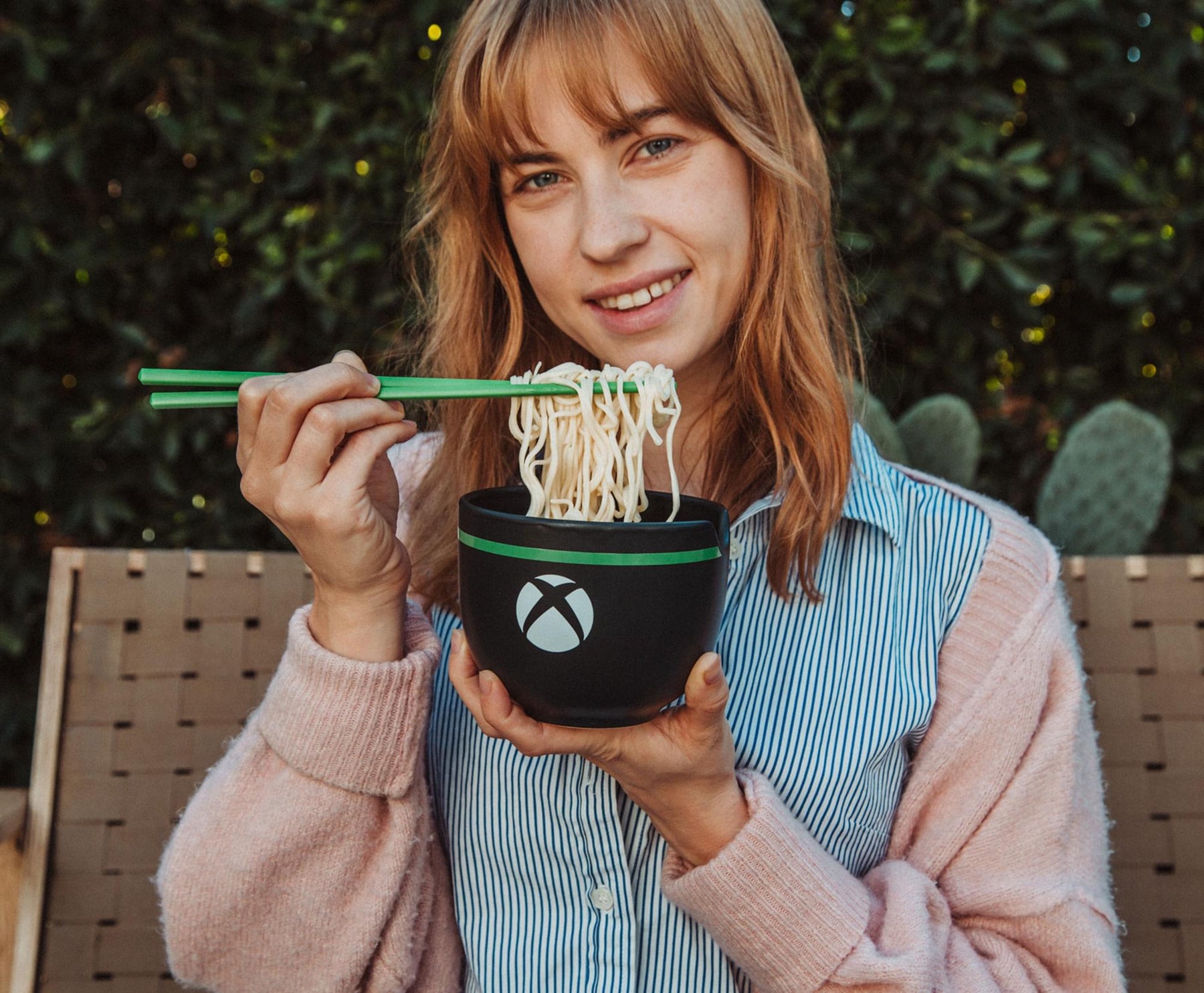 Xbox Series X Logo 20-Ounce Ramen Bowl and Chopstick Set