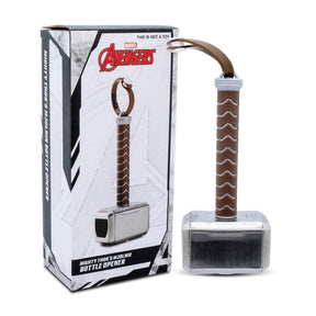 Marvel Thor Metal Mjolnir Bottle Opener With Etched Enchantment