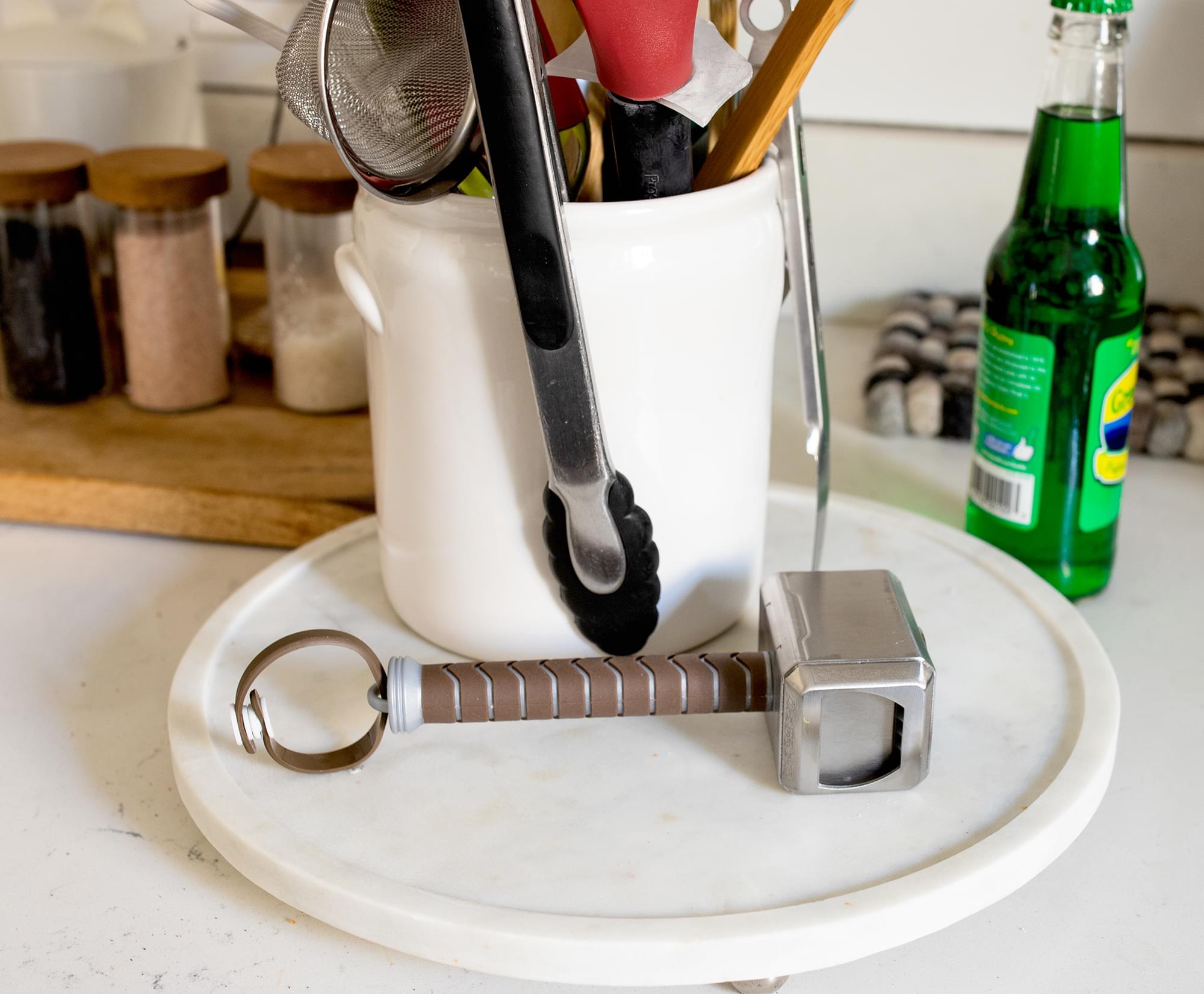 Marvel Mighty Thor Mjolnir Stainless Steel Bottle Opener
