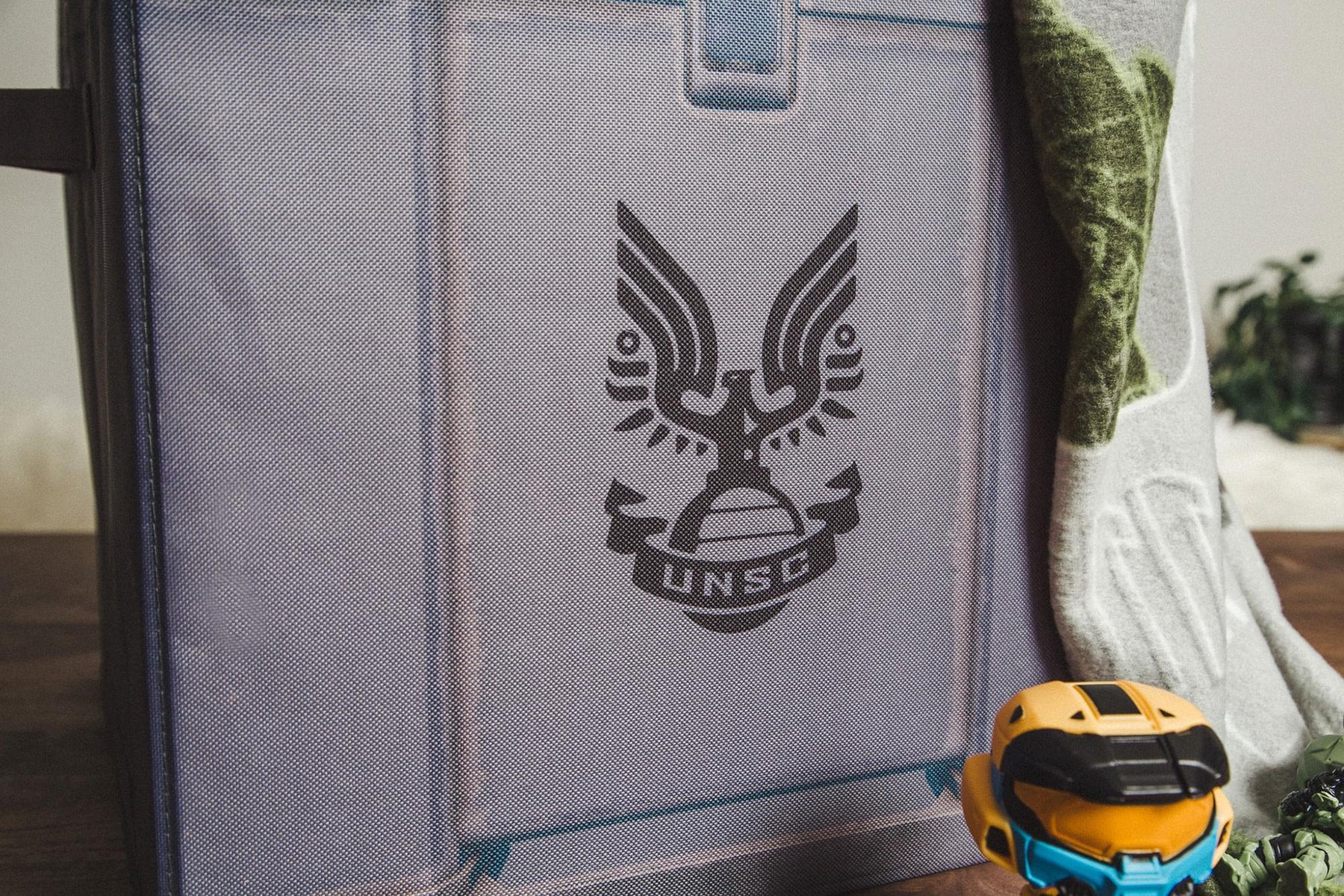 HALO Ammo Crate Storage Bin Cube Organizer with Lid | 15 Inches