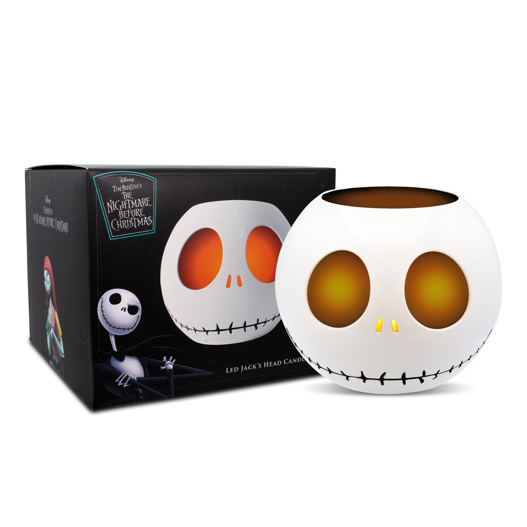 Disney The Nightmare Before Christmas Jack LED Flickering Flameless Candle