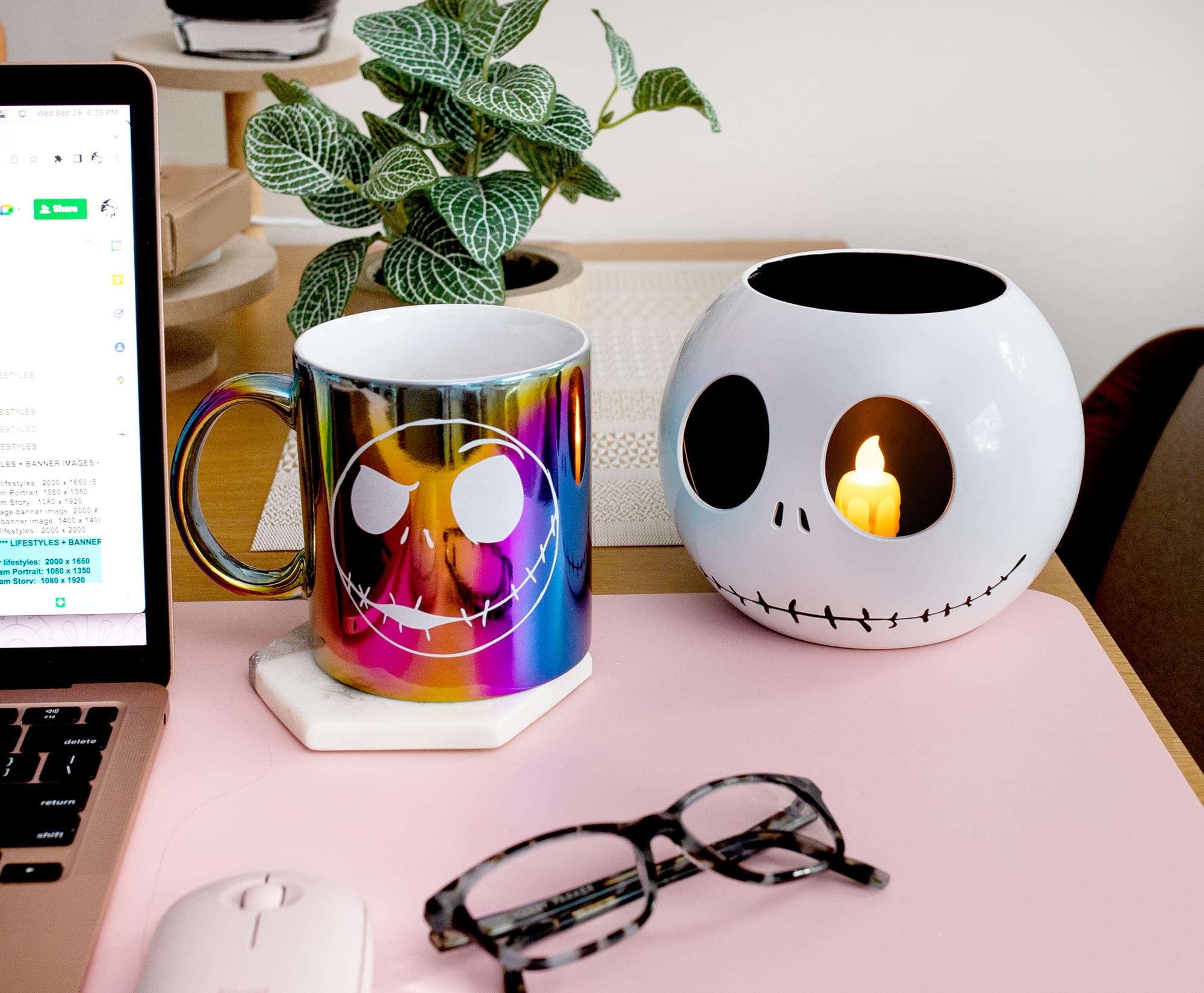 Disney The Nightmare Before Christmas Jack LED Flickering Flameless Candle