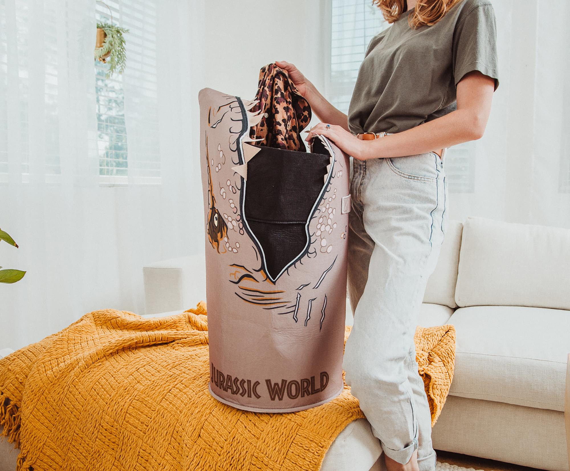 Jurassic World Open-Mouth T-Rex Laundry Clothes Hamper