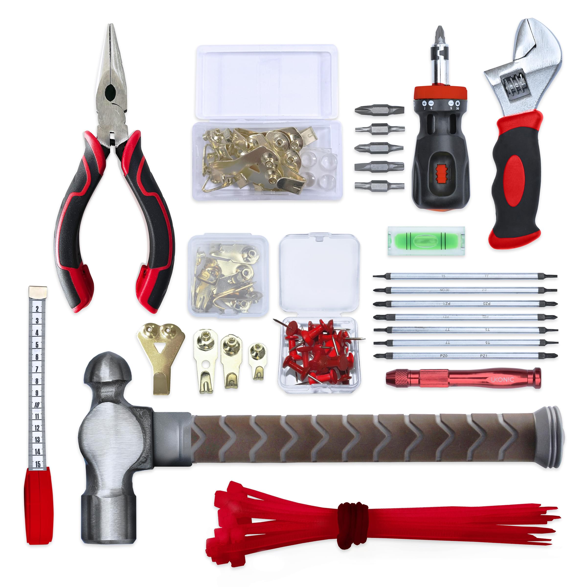 Marvel Mighty Thors Hammer Mjolnir 91-Piece Tool Set | All-In-One Kit
