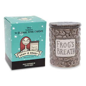 Disney The Nightmare Before Christmas Sally's Jar Ceramic Candle | Frog's Breath
