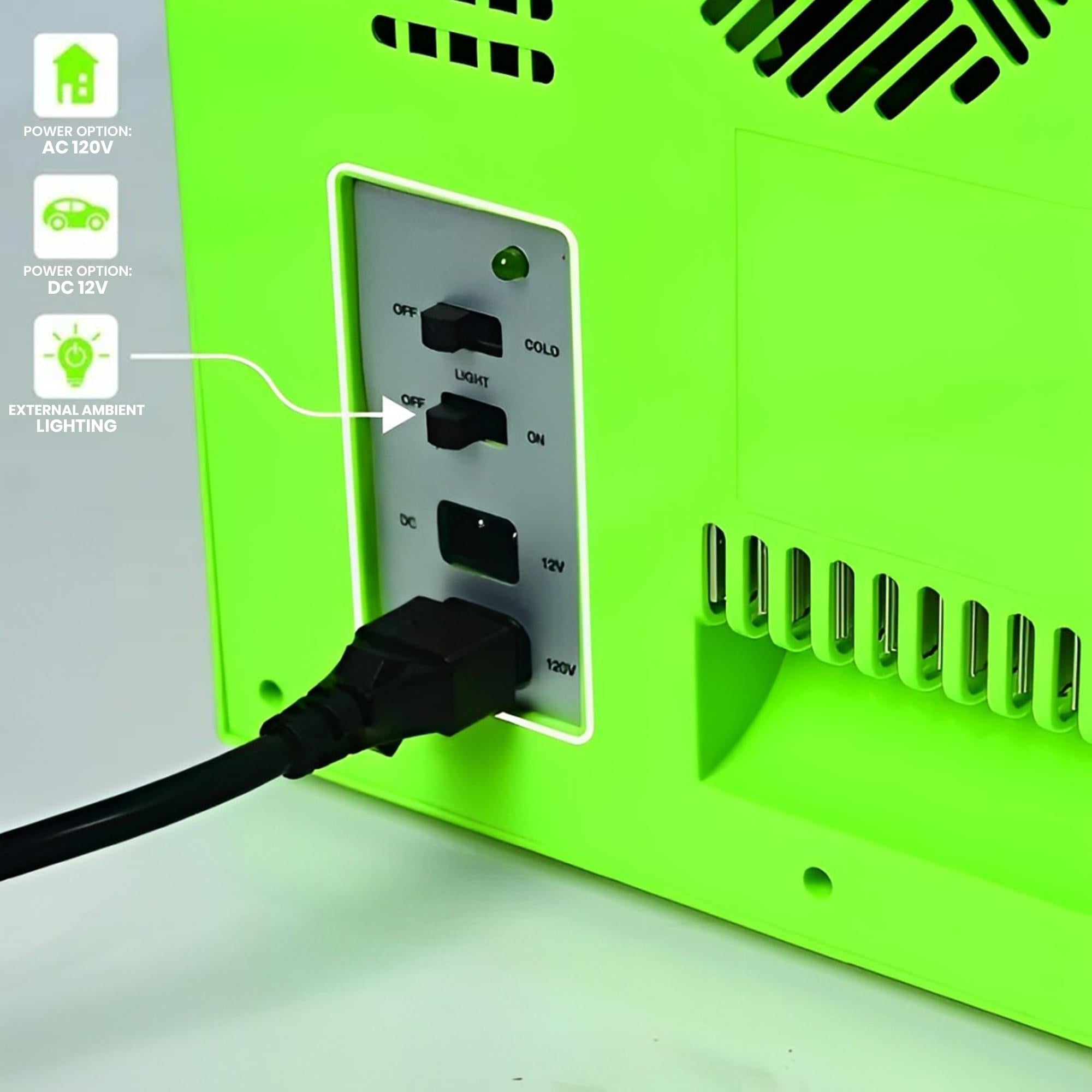 Minecraft Green Creeper 9 Can Mini Fridge 6.7L 10.4 x 10 x 10