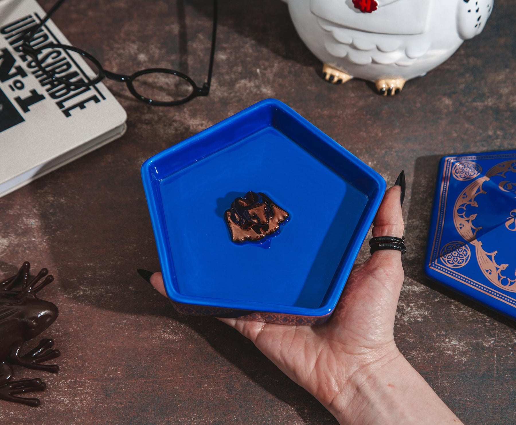 Harry Potter Chocolate Frog Ceramic Trinket Tray Dish