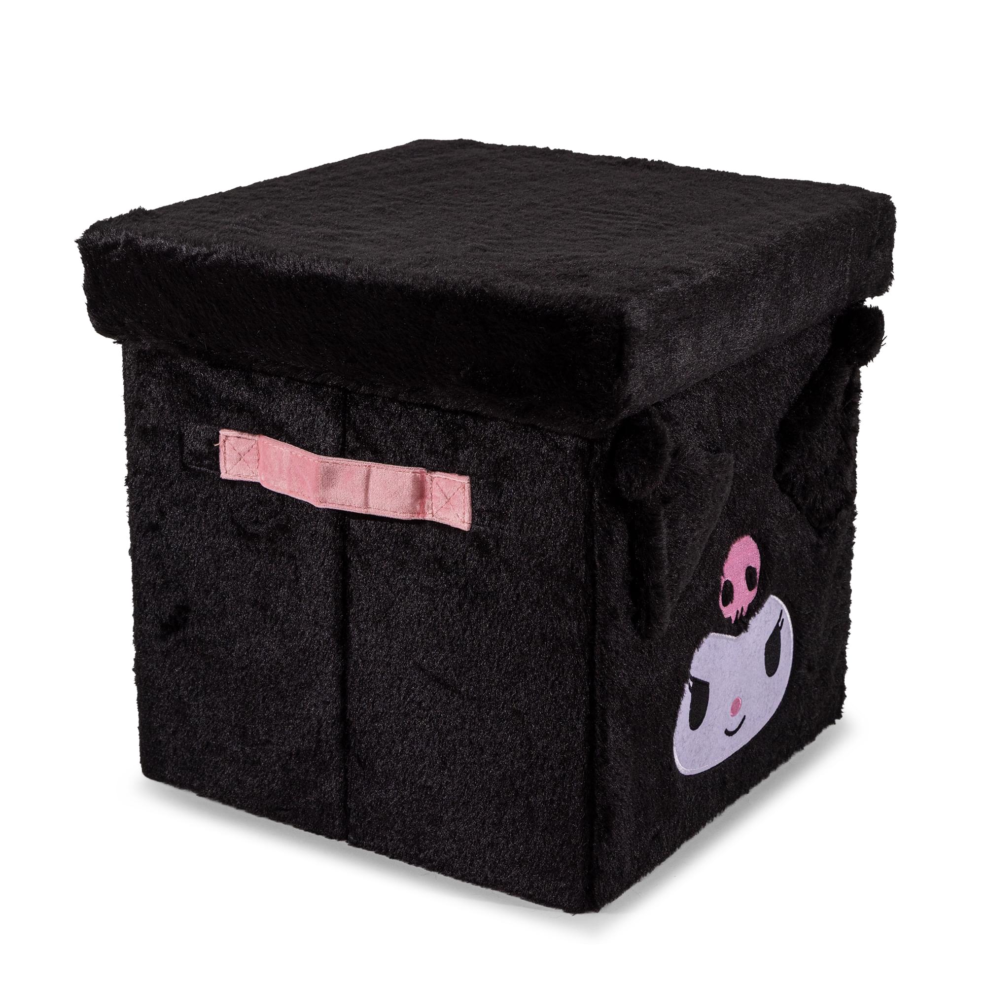 Sanrio Kuromi 13-Inch Plush Storage Bin With Lid